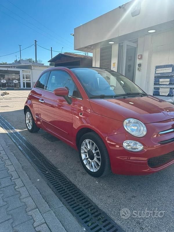 Usata Fiat 500 2011 Rosso Cabrio
