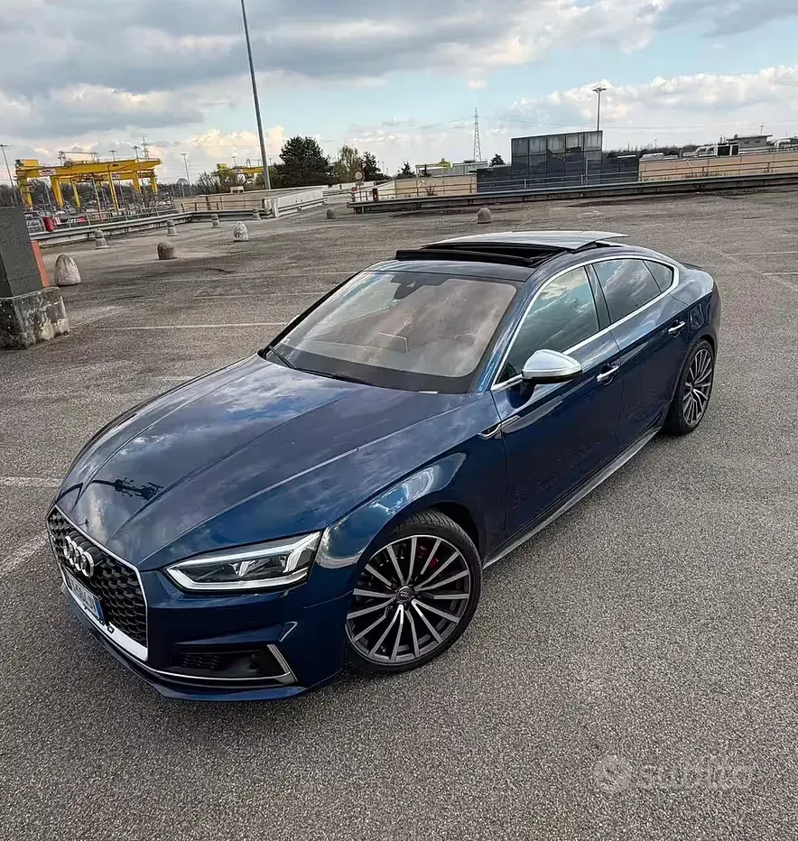 Usata Audi A5 272 CV (200 kW) 2019 Bluazzurro Coupé