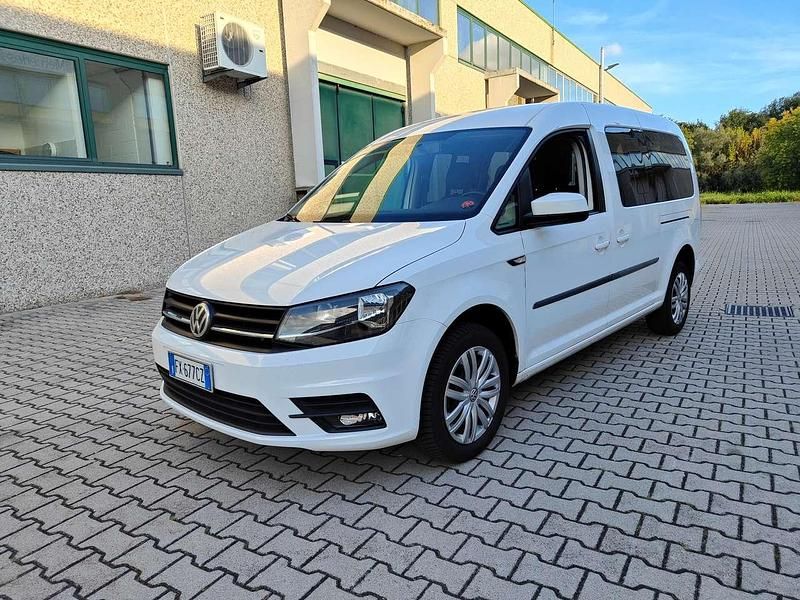 Bianco Usata 2019 VW Caddy Maxi Monovolume | 15.800 € (Buon prezzo) - Immagine 1/4