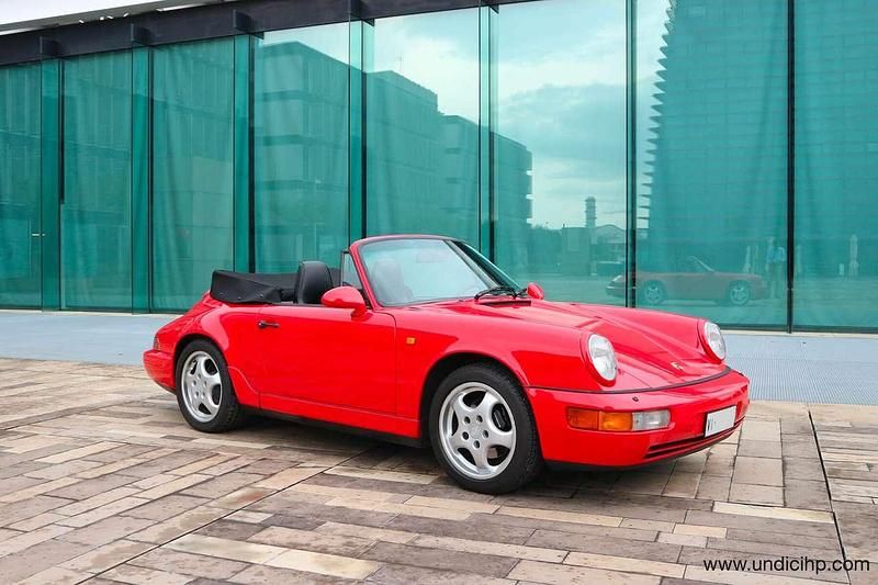 Indischrot Usata 1993 Porsche 911 Carrera 4 Cabriolet Cabrio | 82.000 € - Immagine 1/4