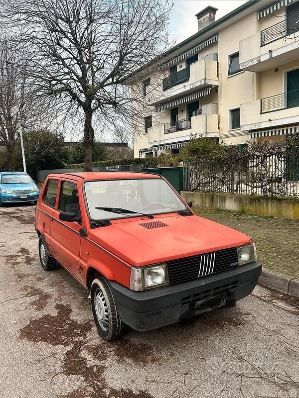 Usata Fiat Panda 1989 Rosso Utilitaria