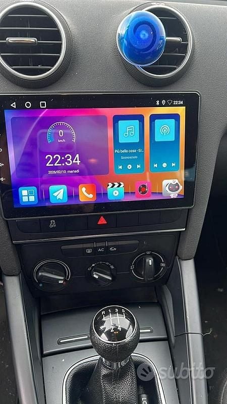 Usata Audi A3 90 CV (66 kW) 2012 Nero Utilitaria