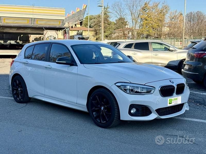 Usata BMW 118 Sport Line 150 CV (110 kW) 2016 Bianco Utilitaria