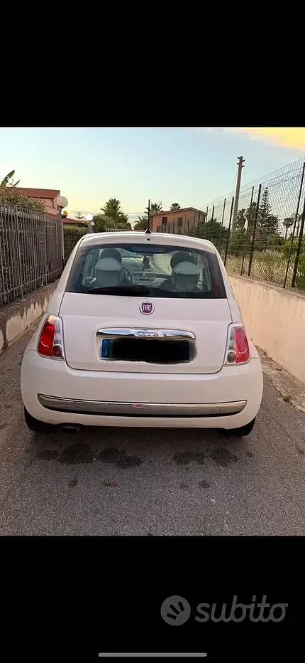 Usata Fiat 500 95 CV (69 kW) 2013 Bianco Utilitaria