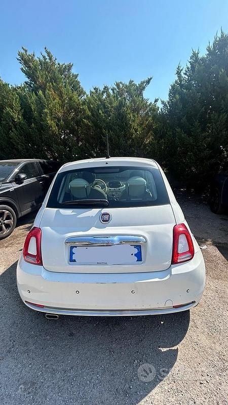 Usata Fiat 500 Lounge 69 CV (50 kW) 2019 Bianco Utilitaria
