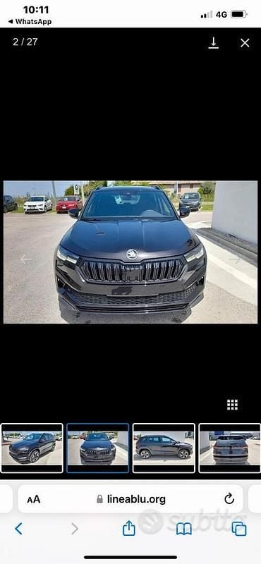 Usata Skoda Karoq 116 CV (85 kW) 2022 Nero SUV