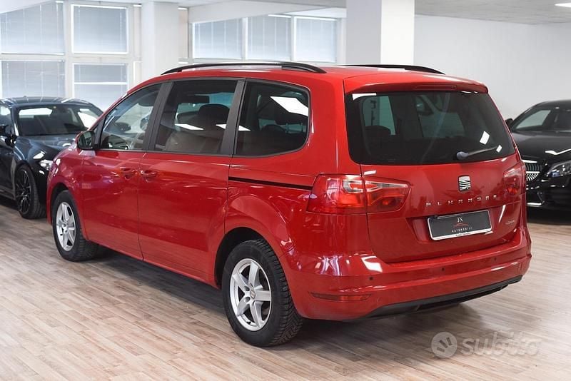Usata Seat Alhambra 140 CV (102 kW) 2013 Rosso Monovolume