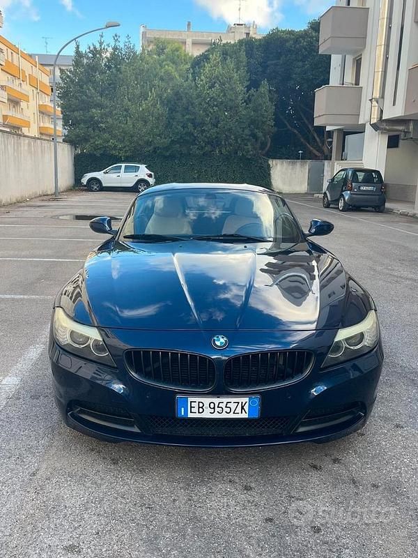 Usata BMW Z4 204 CV (150 kW) 2010 Blu Cabrio
