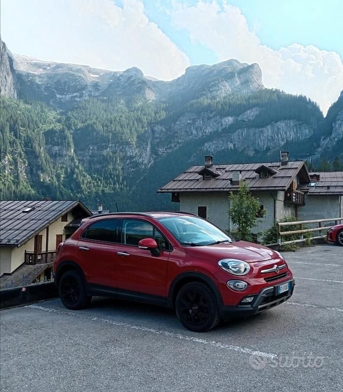 Usata Fiat 500X 140 CV (102 kW) 2016 Rosso SUV