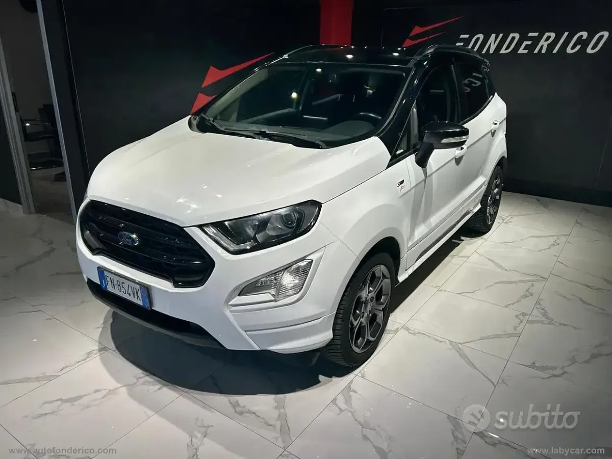 Usata Ford Ecosport ST-Line 99 CV (72 kW) 2018 Bianco SUV