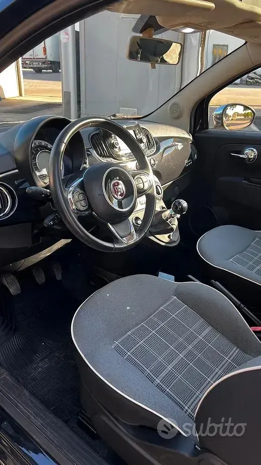 Usata Fiat 500 69 CV (50 kW) 2019 Nero Berlina