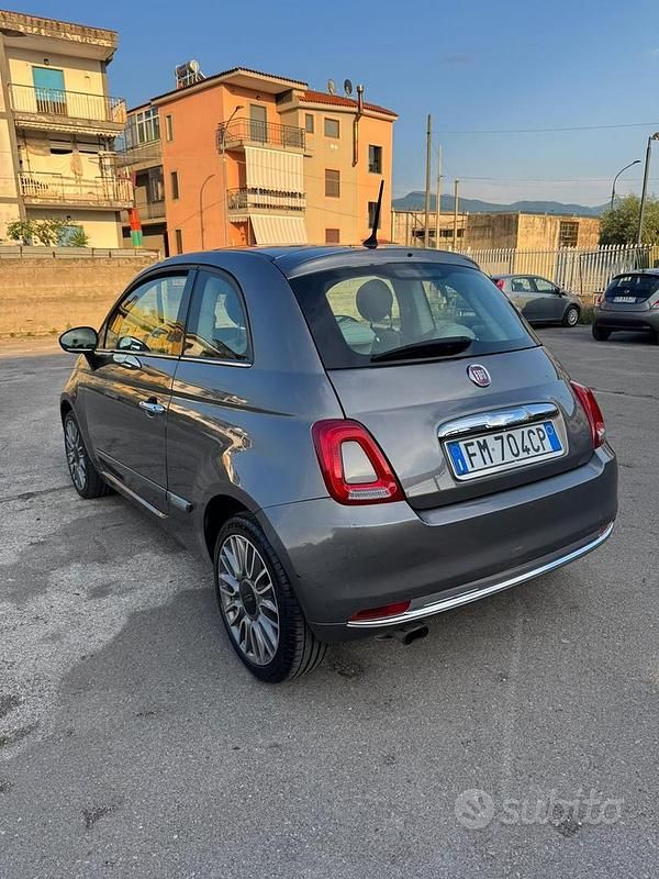 Usata Fiat 500 Lounge 69 CV (50 kW) 2017 Grigio Utilitaria