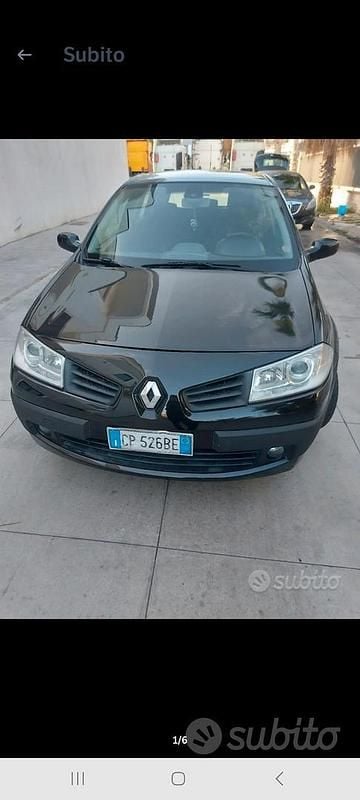 Usata Renault Mégane II 105 CV (77 kW) 2005 Nero Berlina