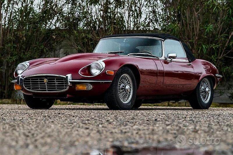 Usata Jaguar E-Type 1970 Rosso Cabrio