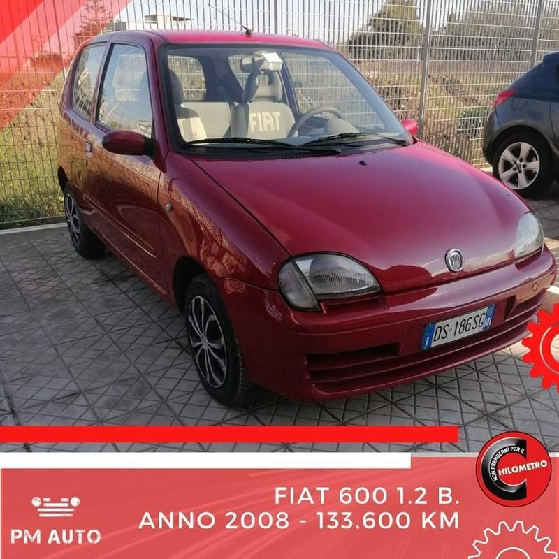 Usata Fiat Seicento 54 CV (39 kW) 2008 Rosso Utilitaria
