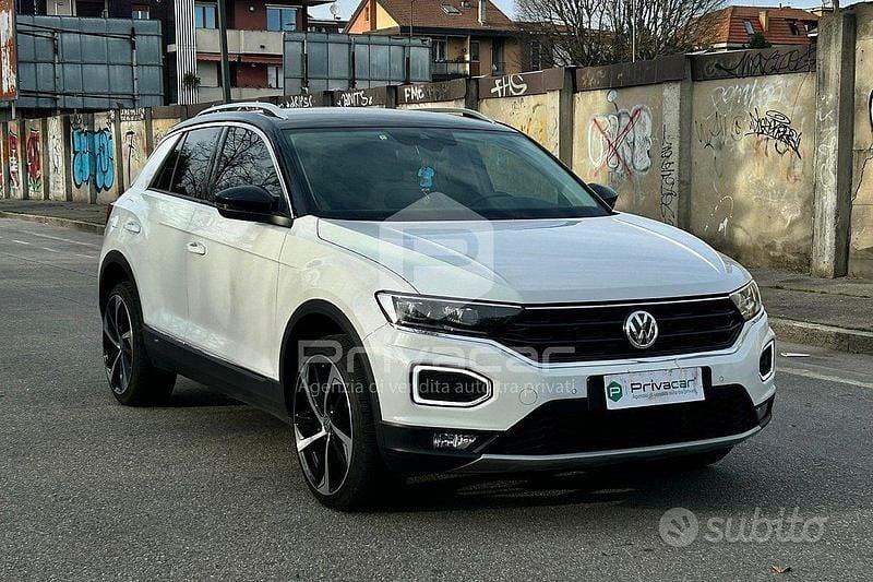Usata VW T-Roc Advance 150 CV (110 kW) 2020 Bianco SUV