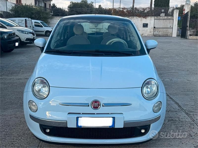 Usata Fiat 500 Pop 69 CV (50 kW) 2009 Blu Berlina