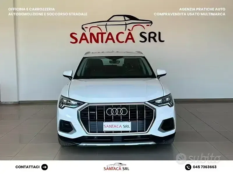 Usata Audi Q3 S-Line 190 CV (139 kW) 2019 Bianco SUV