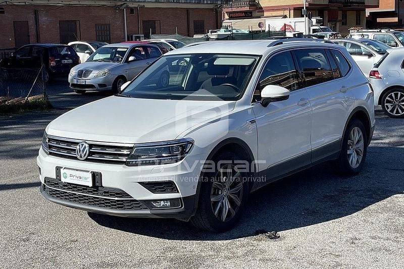 Usata VW Tiguan Allspace Advance 150 CV (110 kW) 2019 Bianco SUV