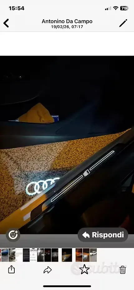 Usata Audi A3 S-Line 116 CV (85 kW) 2019 Bianco Berlina