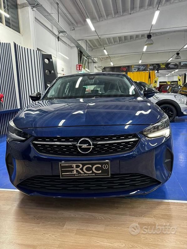 Usata Opel Corsa Elegance 101 CV (74 kW) 2021 Blu Berlina