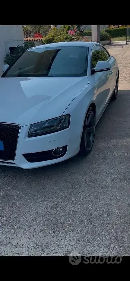 Usata Audi A5 S-Line 180 CV (132 kW) 2010 Bianco Coupé