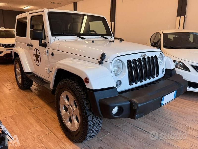 Begagnad Jeep Wrangler Sahara 200 HK (147 kW) 2016 Vit SUV