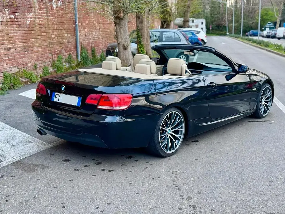 Usata BMW 325 Cabriolet M Sport 197 CV (144 kW) 2009 Nero Cabrio