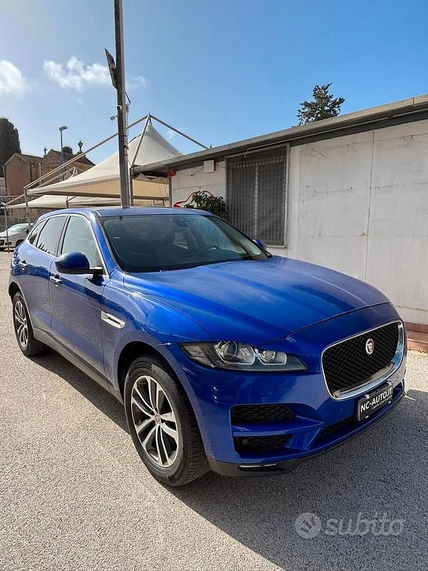 Usata Jaguar F-Pace 250 CV (183 kW) 2017 Blu SUV