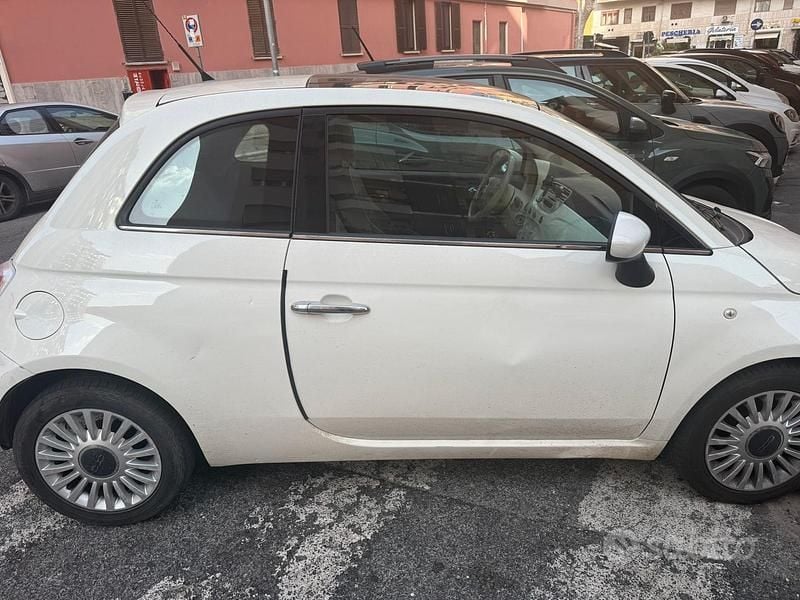 Usata Fiat 500 Lounge 69 CV (50 kW) 2010 Bianco Berlina