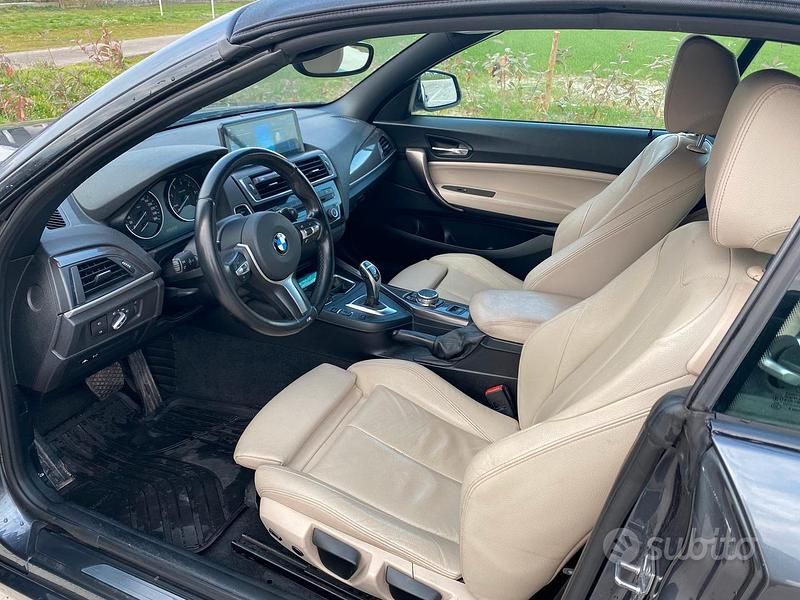 Usata BMW 220 190 CV (139 kW) 2015 Grigio Cabrio