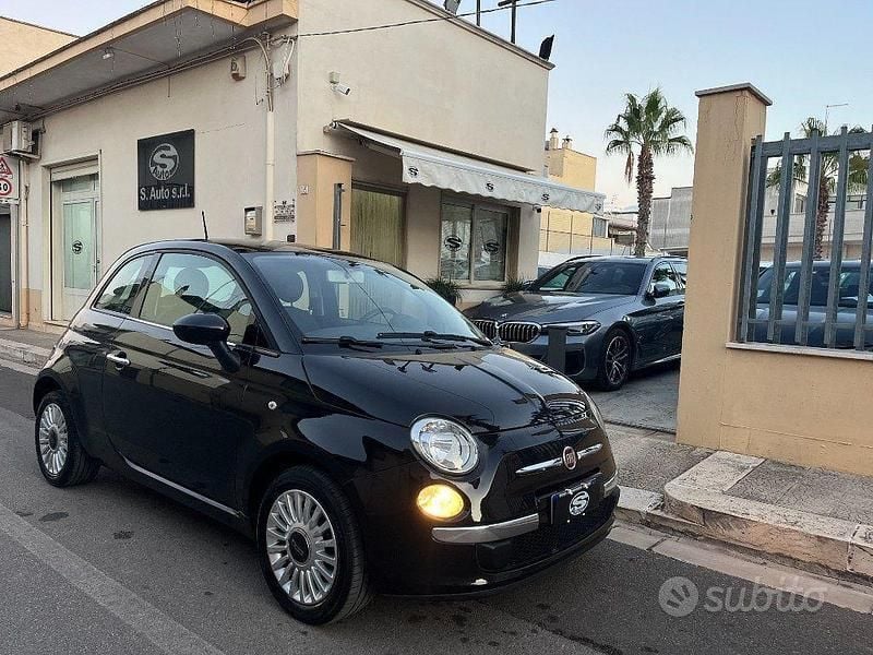 Usata Fiat 500 Lounge 69 CV (50 kW) 2013 Nero Utilitaria