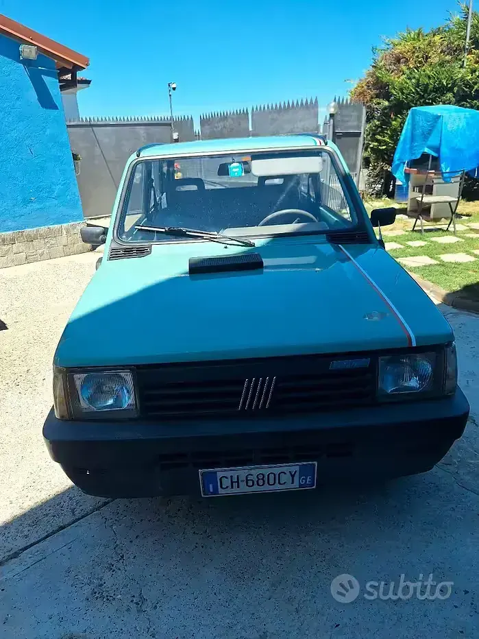 Usata Fiat Panda Young 54 CV (39 kW) 2003 Verde Utilitaria
