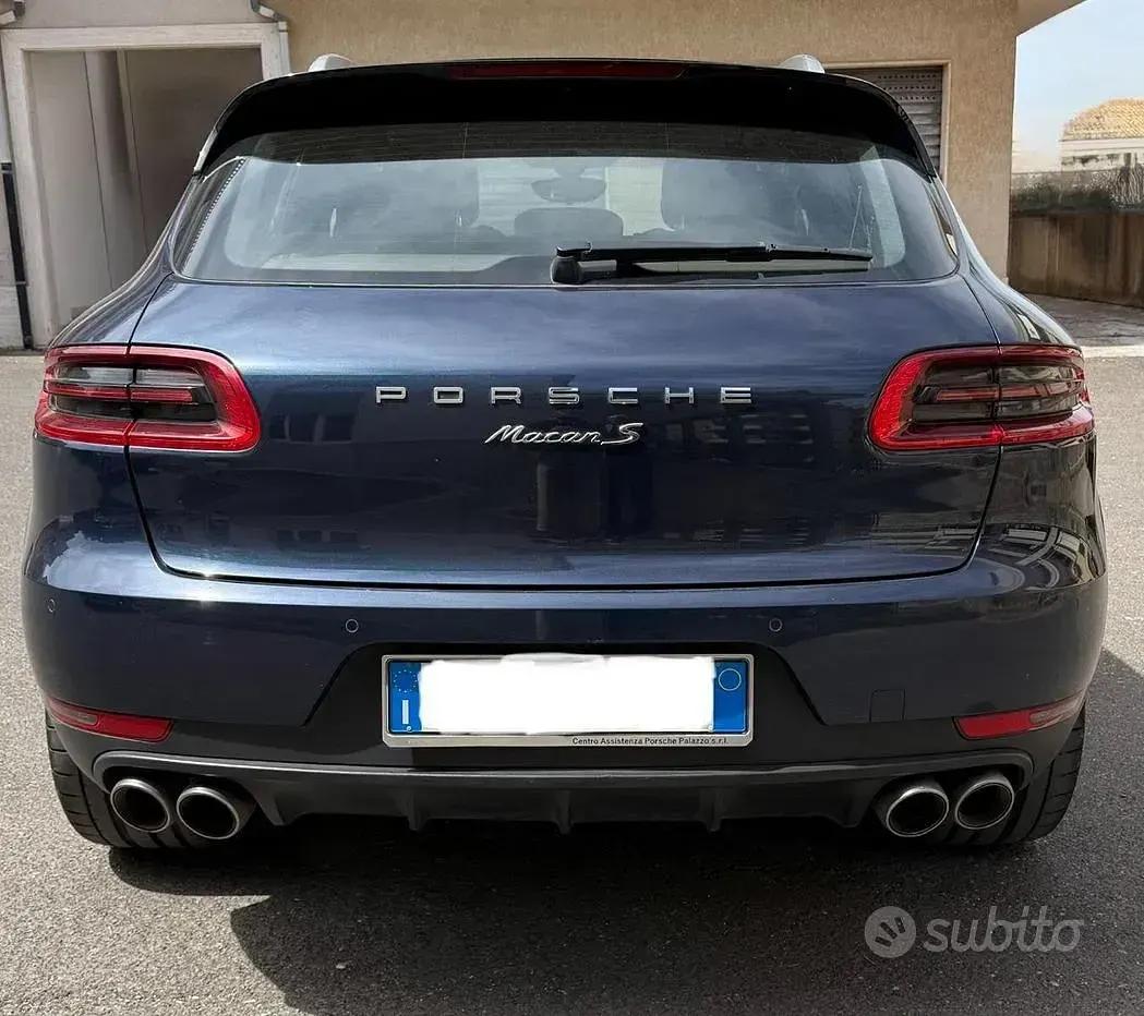 Usata Porsche Macan S 250 CV (183 kW) 2014 Blu SUV