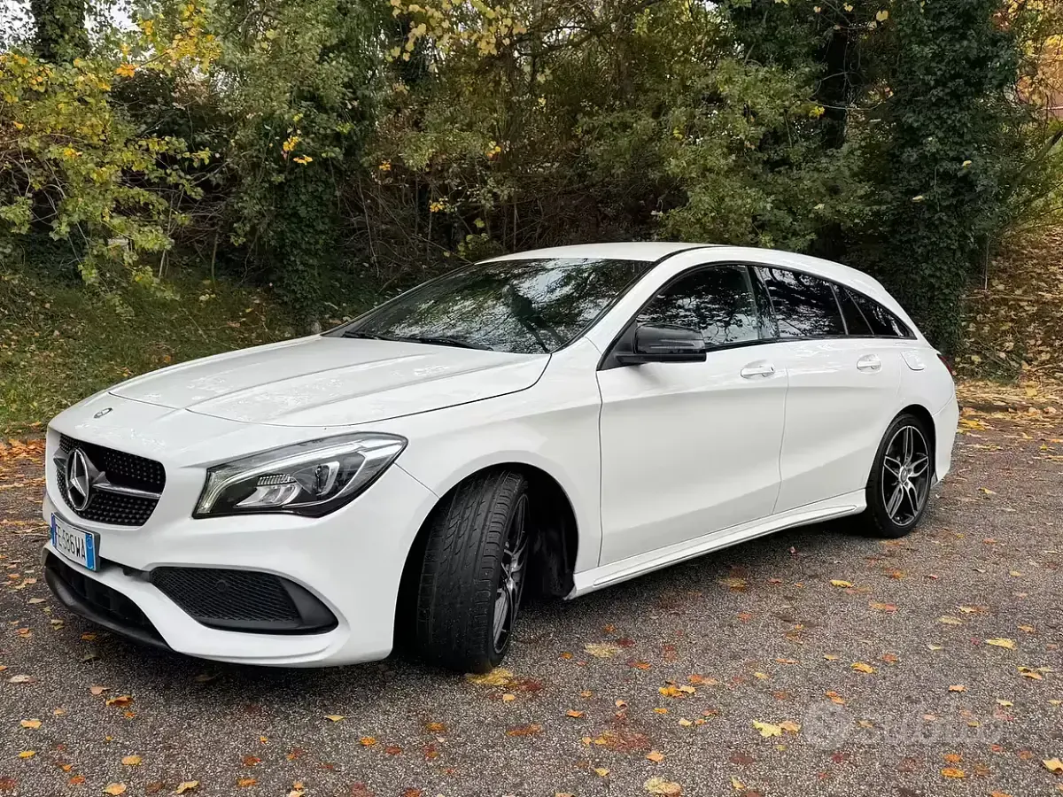 Usata Mercedes CLA200 136 CV (100 kW) 2016 Bianco Coupé