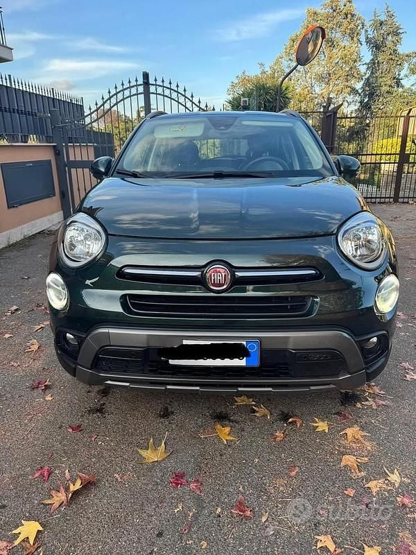 Usata Fiat 500X 150 CV (110 kW) 2022 Verde SUV