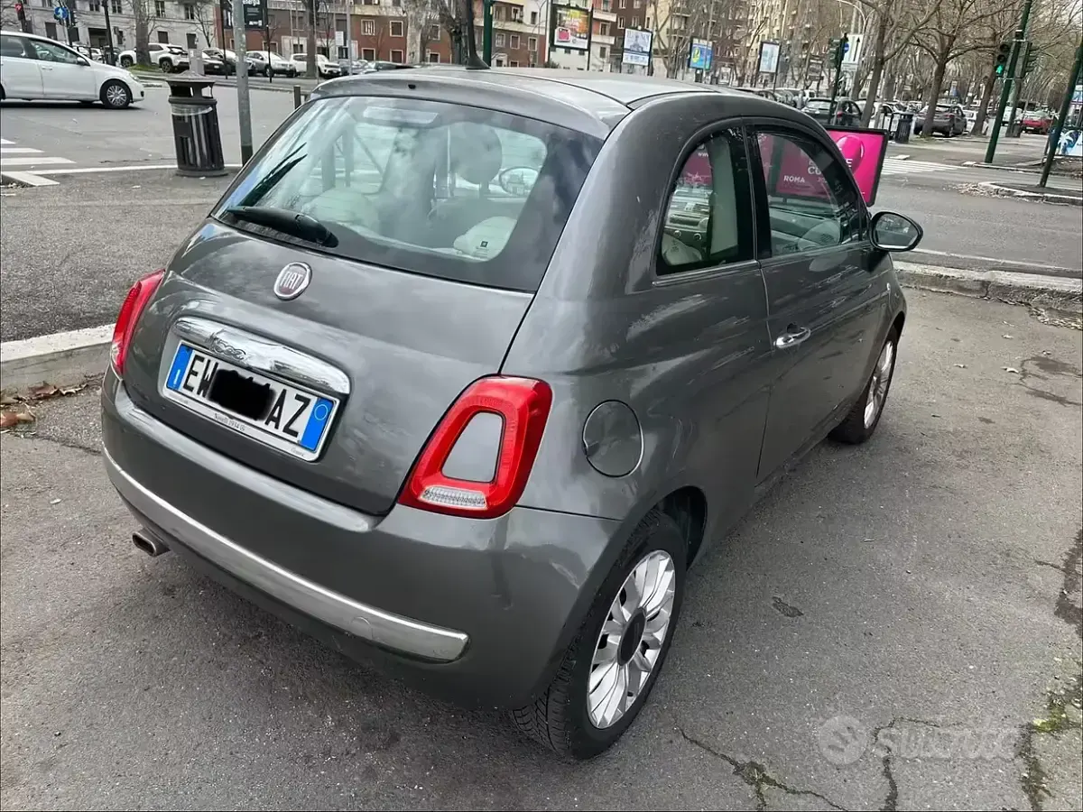 Usata Fiat 500 69 CV (50 kW) 2015 Grigio Berlina