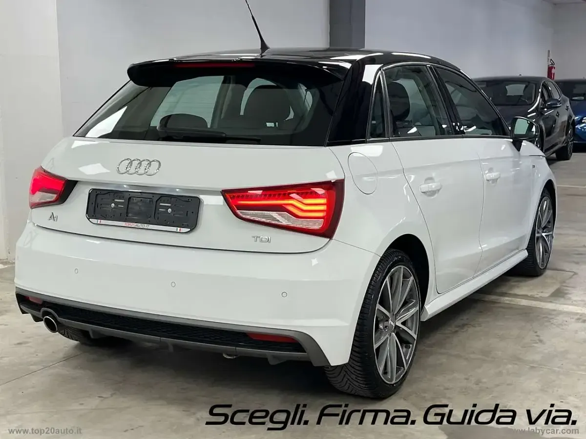Usata Audi A1 Sportback S-Line 90 CV (66 kW) 2018 Bianco Utilitaria