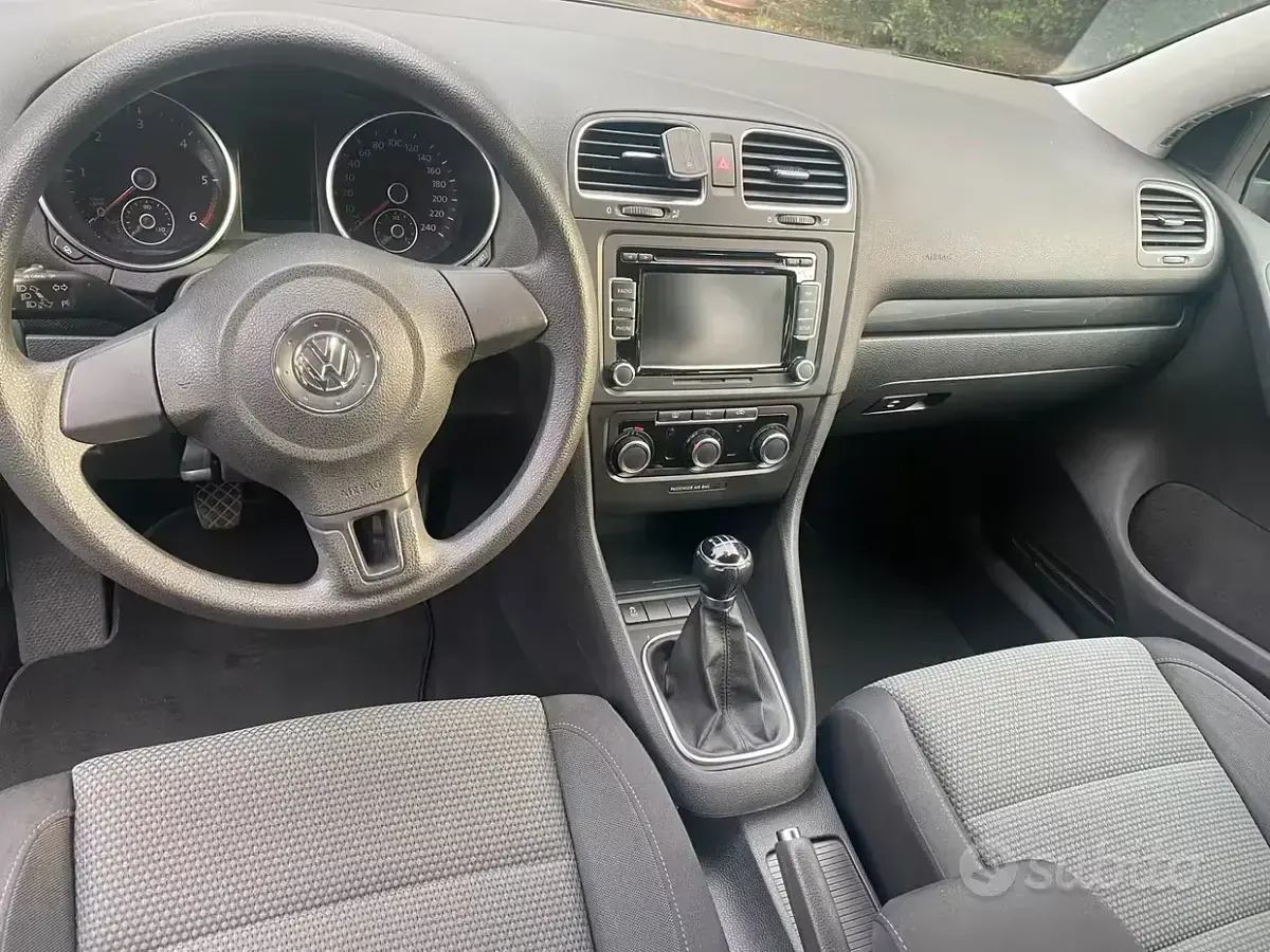 Usata VW Golf VII Comfortline 105 CV (77 kW) 2012 Nero Berlina