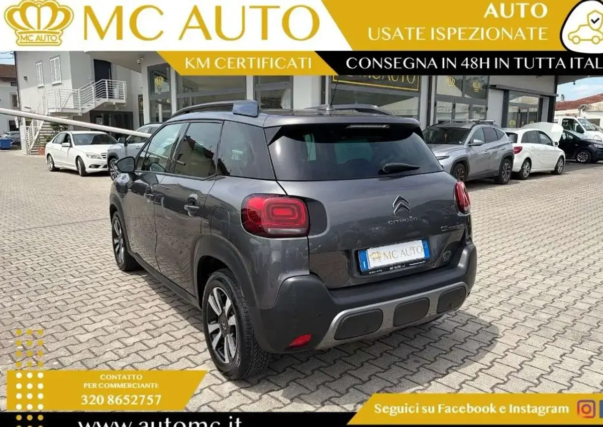 Usata Citroën C3 Aircross Shine 102 CV (75 kW) 2020 Grigio scuro SUV