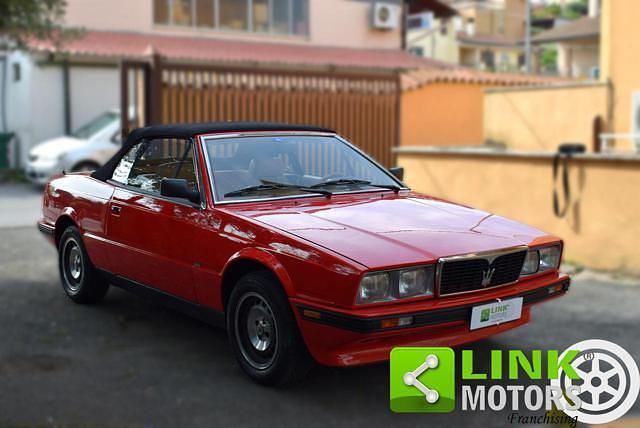 Usata Maserati Biturbo 184 CV (135 kW) 1987 Rosso Cabrio