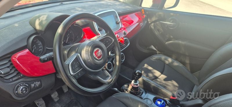 Usata Fiat 500X 120 CV (88 kW) 2018 Rosso SUV