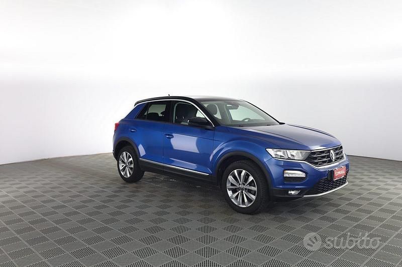 Usata VW T-Roc Style 110 CV (80 kW) 2021 Blu SUV