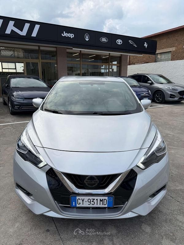 Usata Nissan Micra Visia 90 CV (66 kW) 2018 Grigio Utilitaria