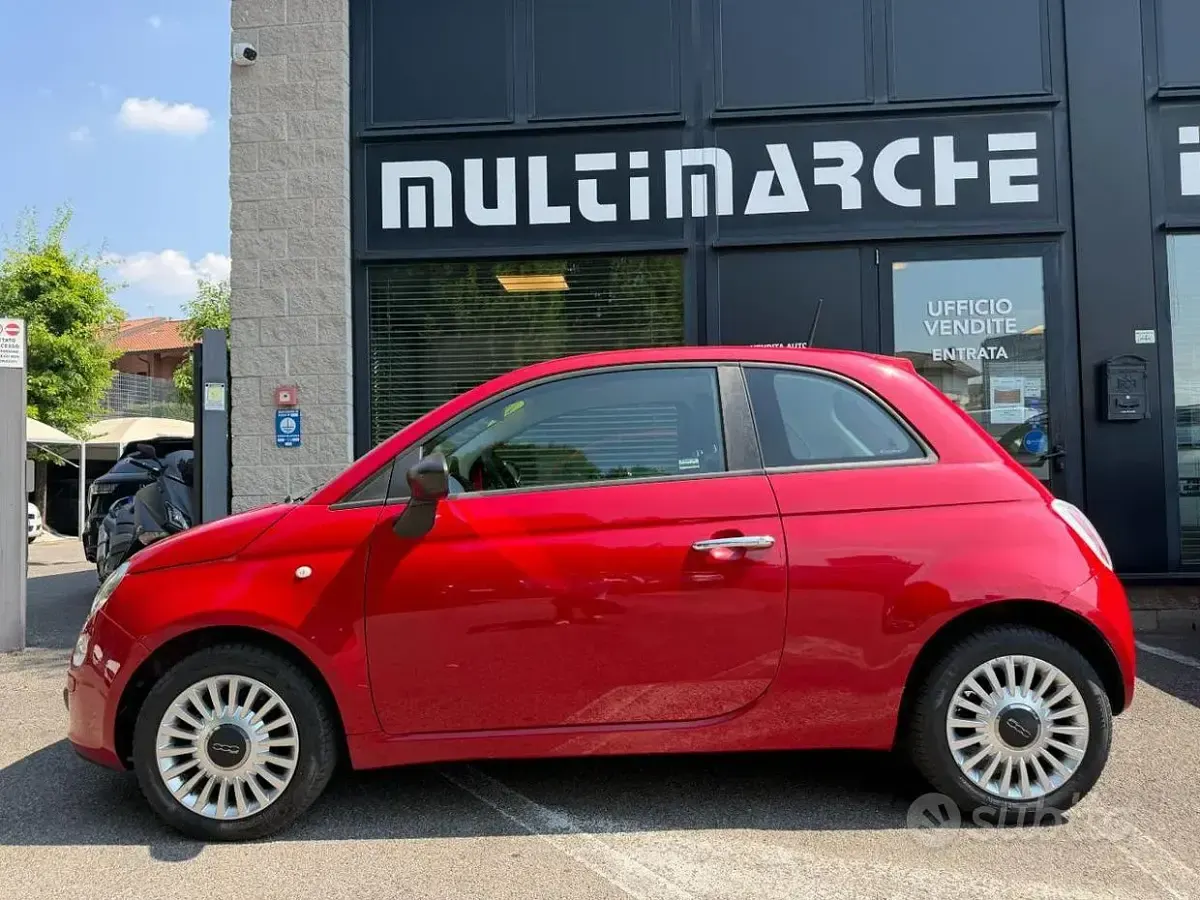 Usata Fiat 500 Lounge 69 CV (50 kW) 2014 Rosso Utilitaria