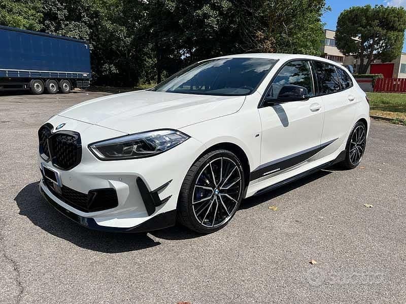 Usata BMW M135 M Performance 306 CV (225 kW) 2021 Bianco Utilitaria