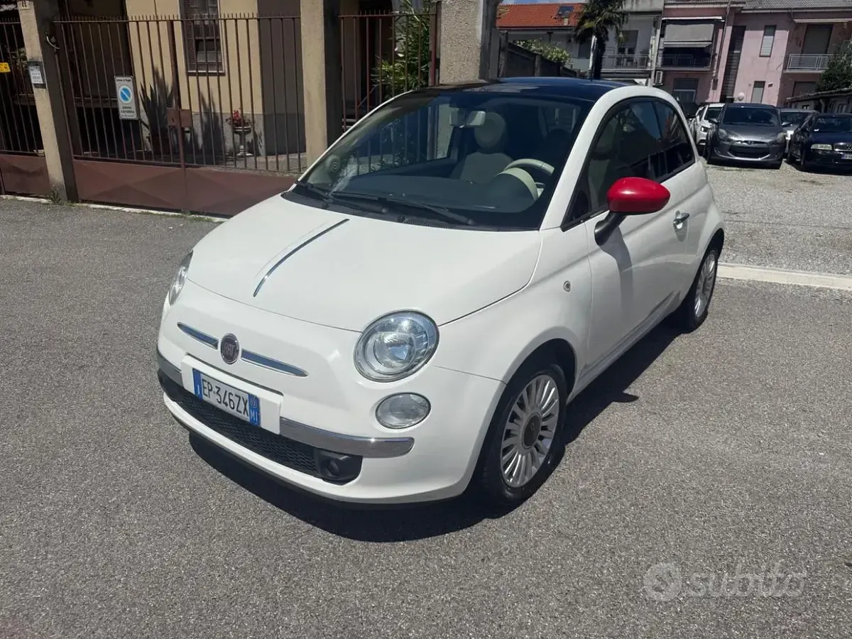 Usata Fiat 500 Lounge 69 CV (50 kW) 2013 Bianco Berlina