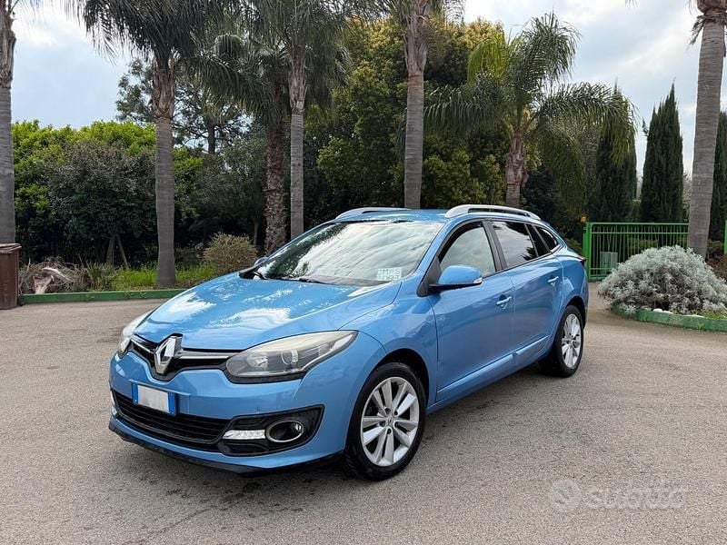 Usata Renault Mégane GrandTour 95 CV (69 kW) 2014 Blu Station wagon