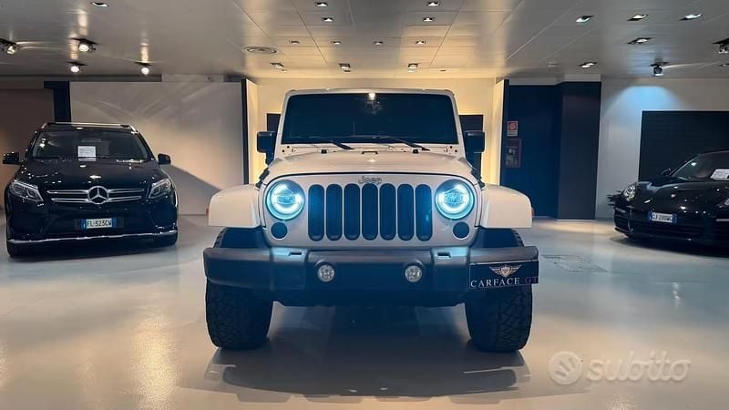 Usata Jeep Wrangler Sahara 200 CV (147 kW) 2016 Bianco SUV