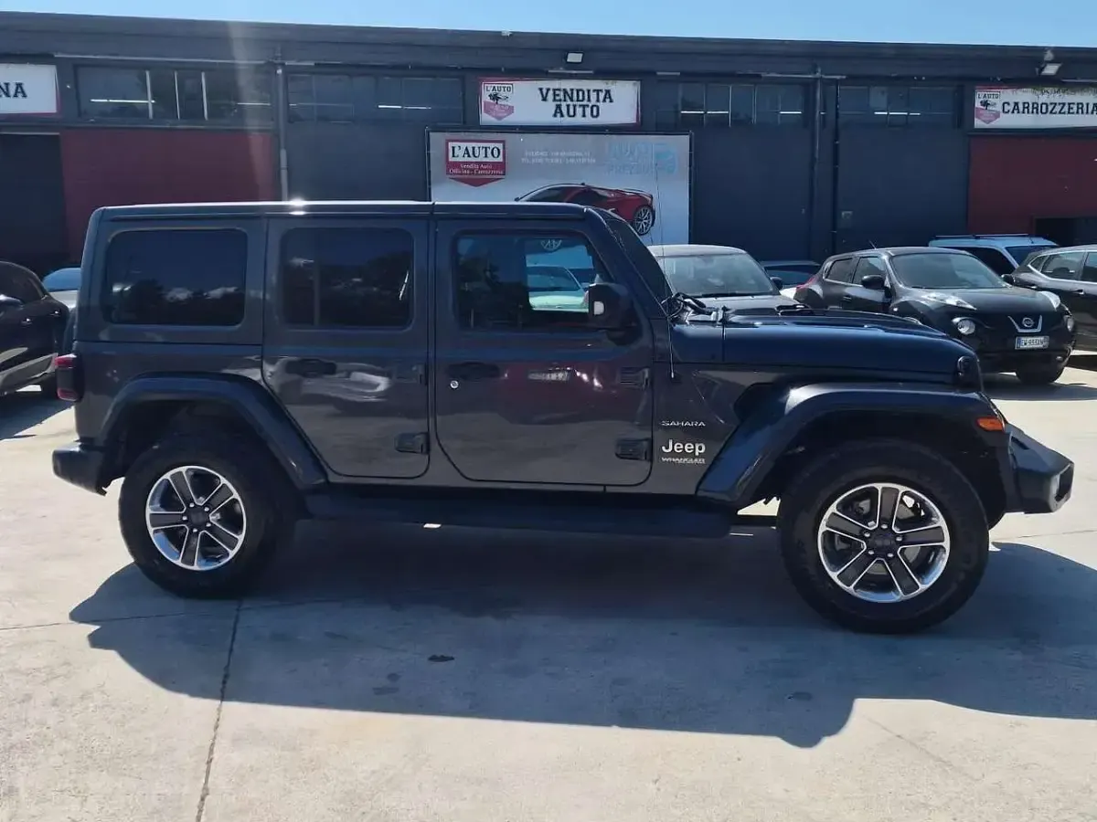 Usata Jeep Wrangler Unlimited Sahara 200 CV (147 kW) 2019 Grigio SUV